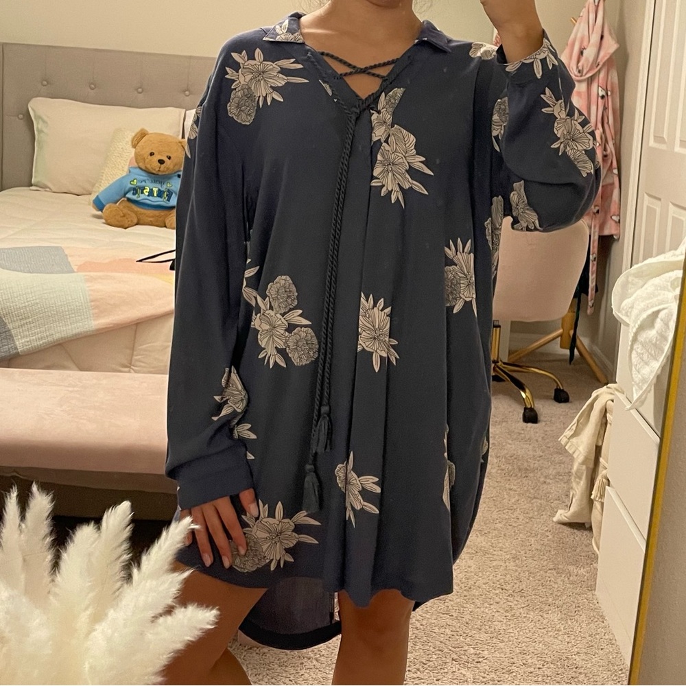 H&M blue dress